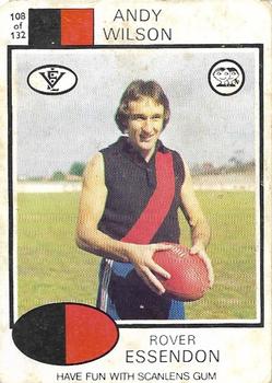 1975 Scanlens VFL #108 Andy Wilson Front